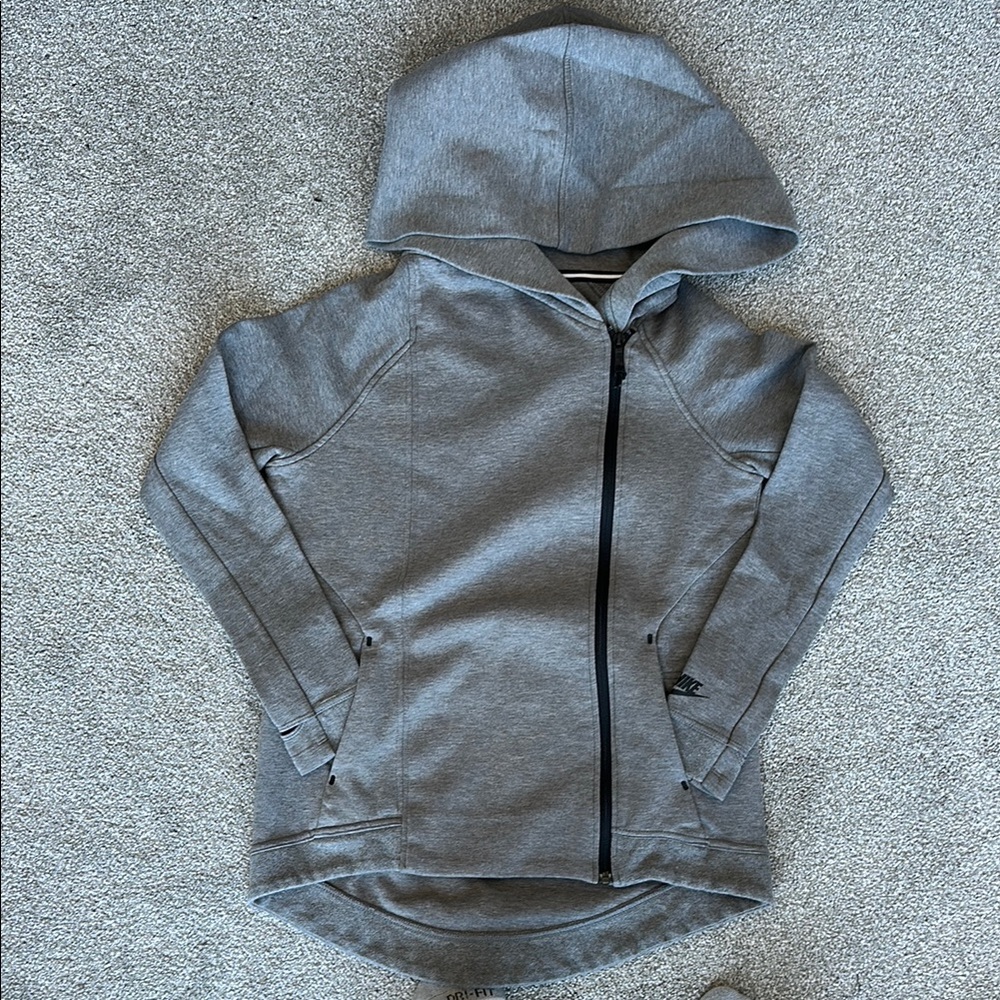Womens Nike Tech Assymetrical zip hoodie